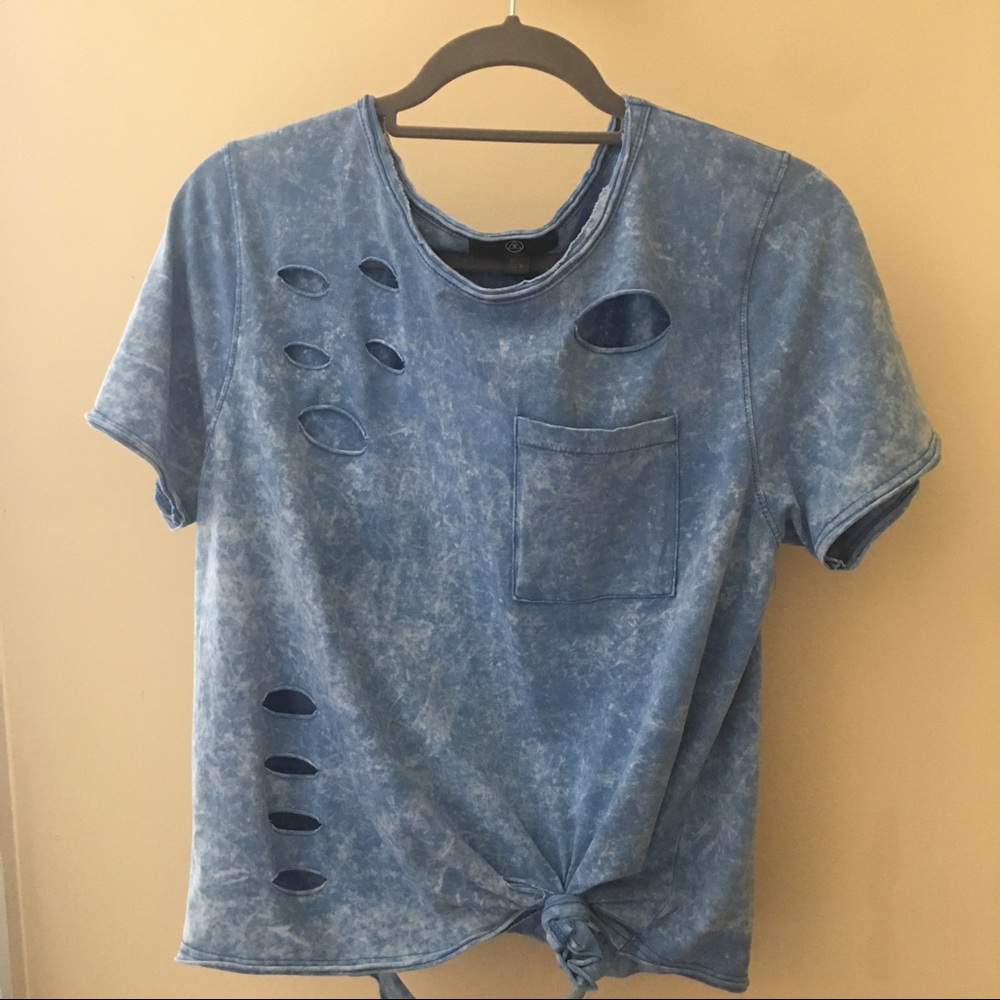 Misguided Distressed Top